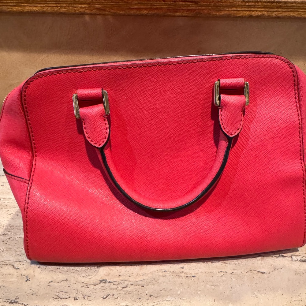 SOLD DO NOT BUY Michael Kors Salmon Satchel Bag - Picture 6 of 14